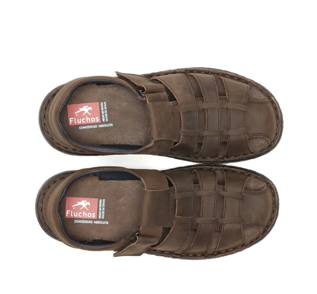 Hombre Fluchos KEOPS F1754 Sandalia Marrón