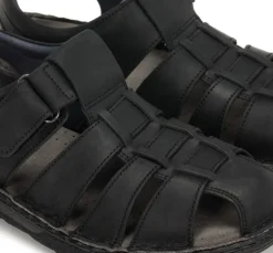 Hombre Fluchos KEOPS F1754 Sandalia Negra
