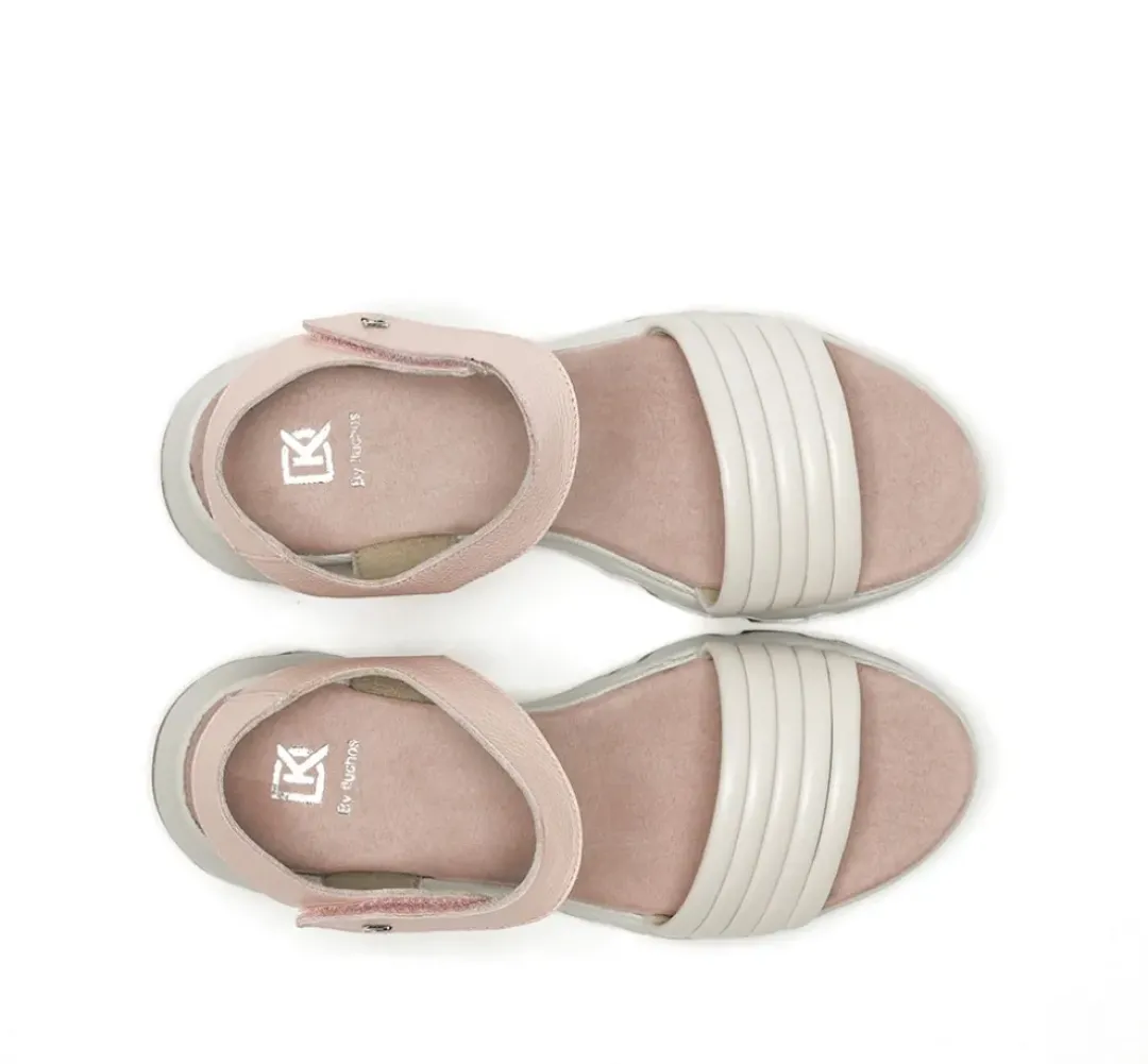 Mujer Fluchos LAIS D9023 Sandalia Blanca