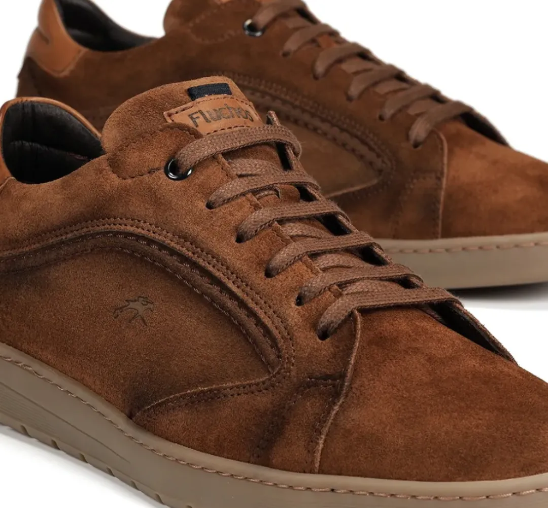 Hombre Fluchos LEO F1721 Zapato Marrón