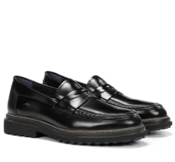 Hombre Fluchos LINCON F2058 Mocasín Negro