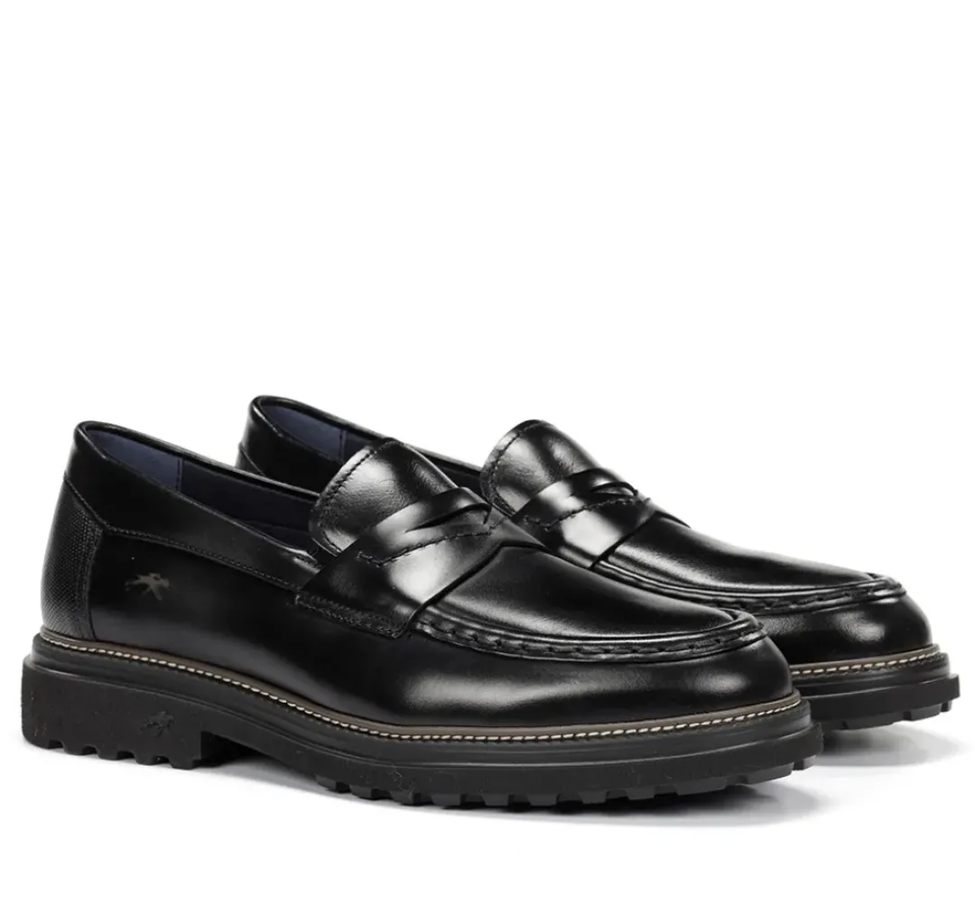 Hombre Fluchos LINCON F2058 Mocasín Negro