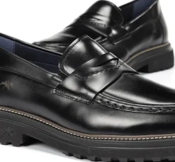 Hombre Fluchos LINCON F2058 Mocasín Negro