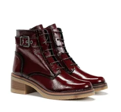 Mujer Fluchos LUCERO D8686 Botín Burdeos