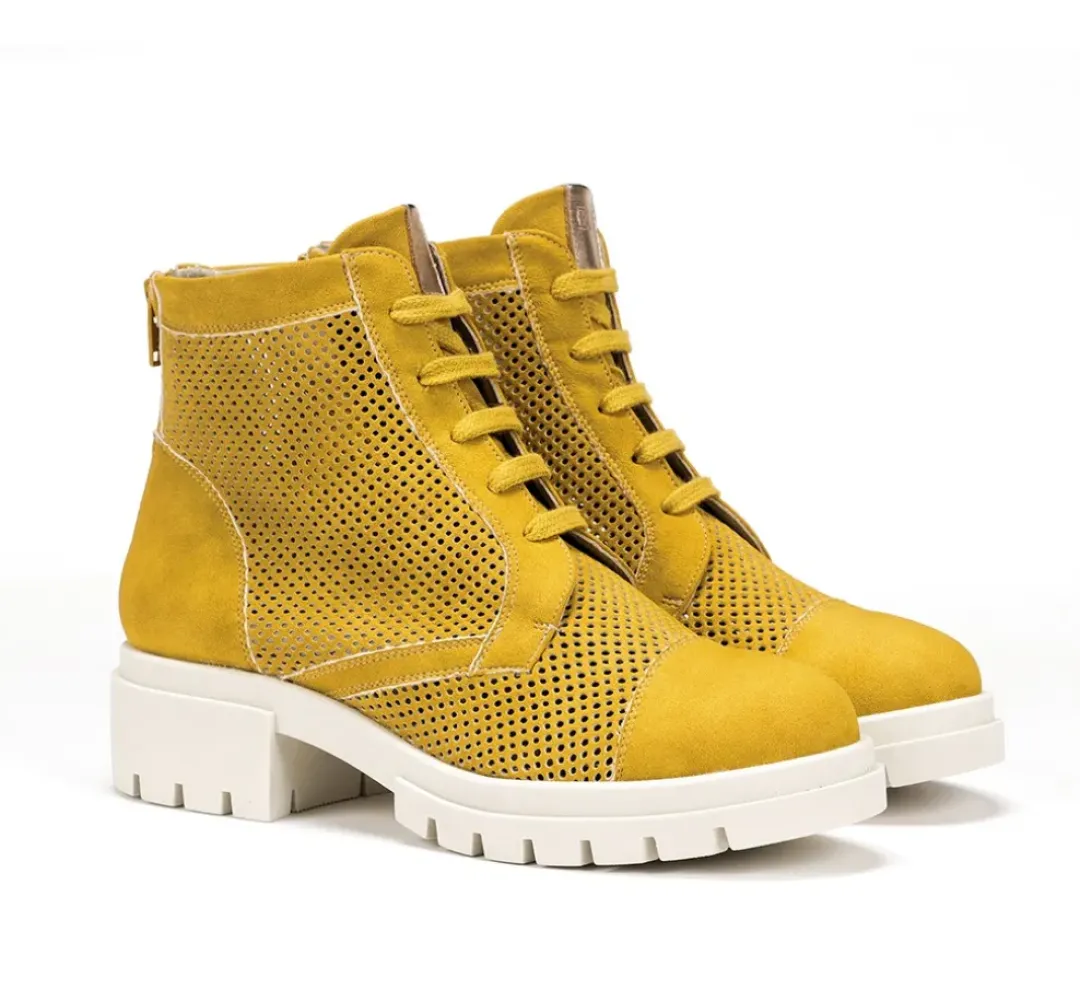 Mujer Fluchos NIDUS D8734 Botín Amarillo