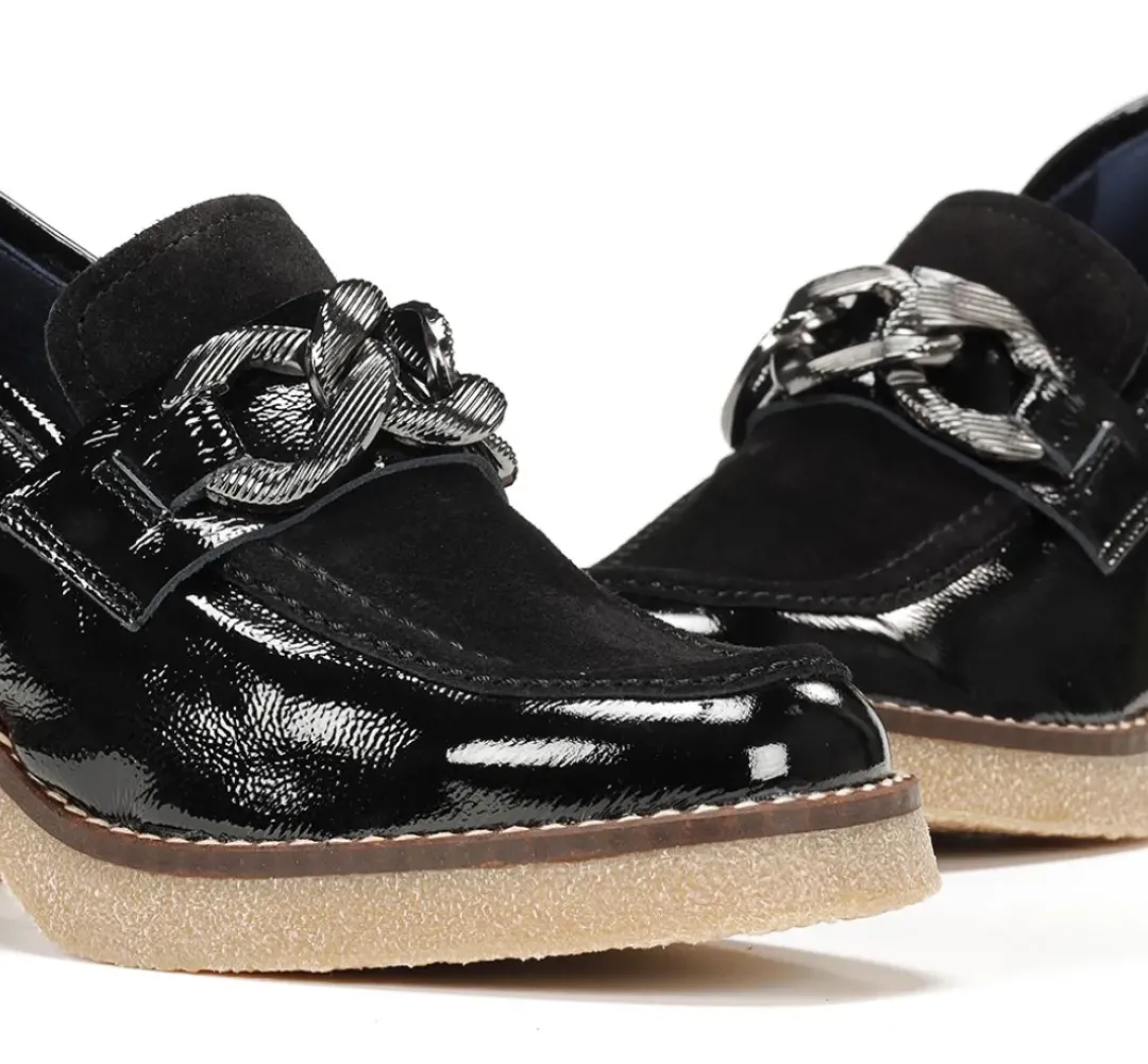 Mujer Fluchos OPRAH D9193 Mocasín Negro