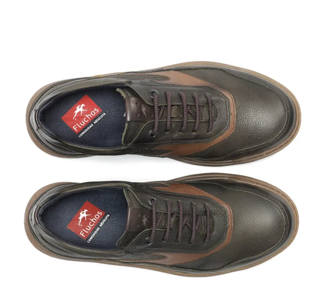 Hombre Fluchos ROCKY F2038 Deportivo Verde
