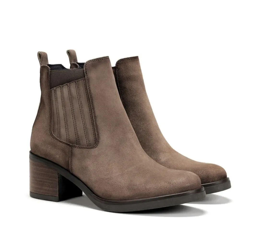 Mujer Fluchos ROX D8326 Botín Taupe