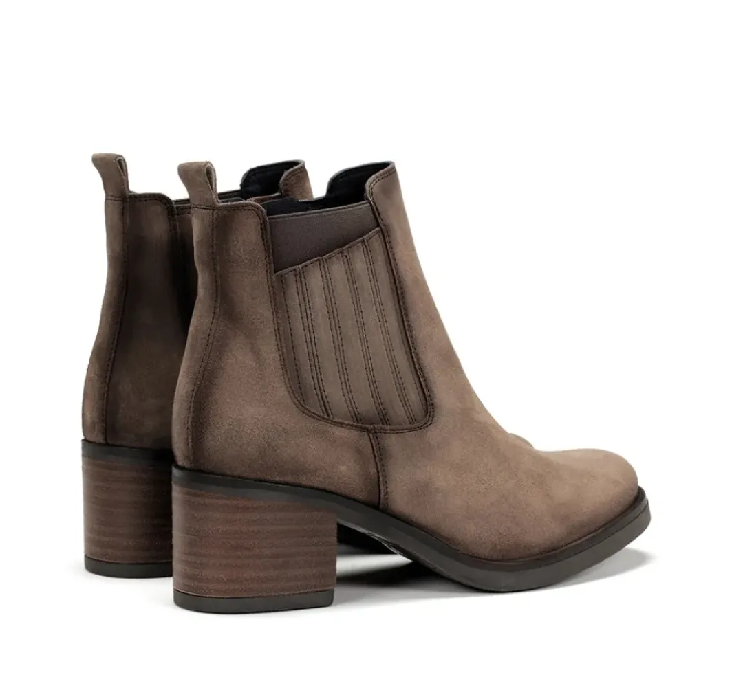 Mujer Fluchos ROX D8326 Botín Taupe
