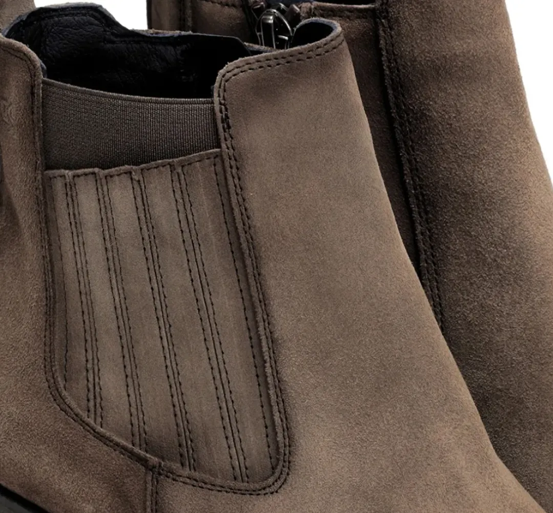 Mujer Fluchos ROX D8326 Botín Taupe