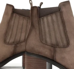 Mujer Fluchos ROX D8326 Botín Taupe