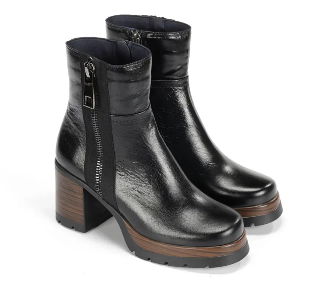 Mujer Fluchos SAFE D9413 Botín Negro