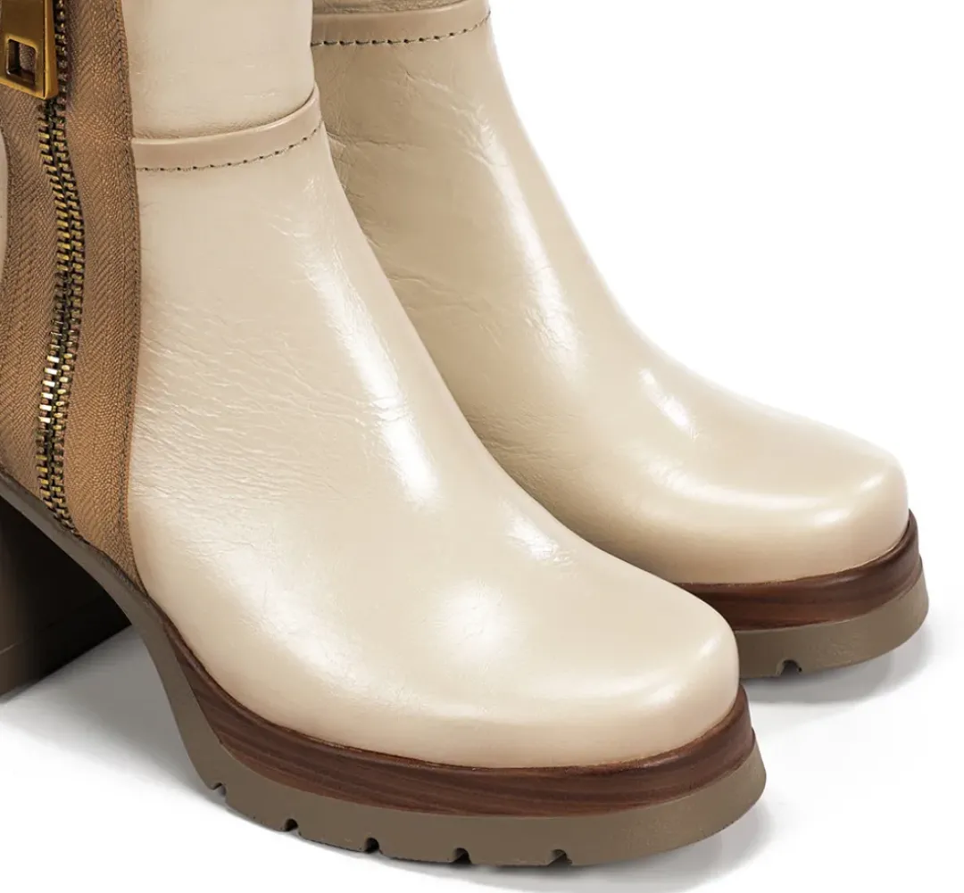 Mujer Fluchos SAFE D9413 Botín Taupe