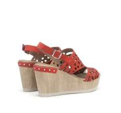 Mujer Fluchos SALMA D7756 Cuña Roja