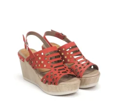 Mujer Fluchos SALMA D7756 Cuña Roja