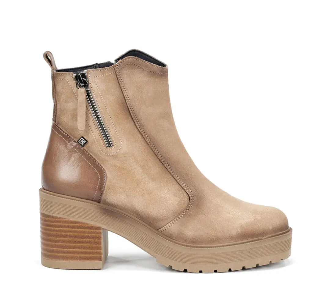 Mujer Fluchos SARAH D9353 Botín Taupe
