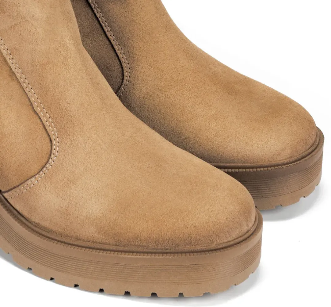 Mujer Fluchos SARAH D9353 Botín Taupe