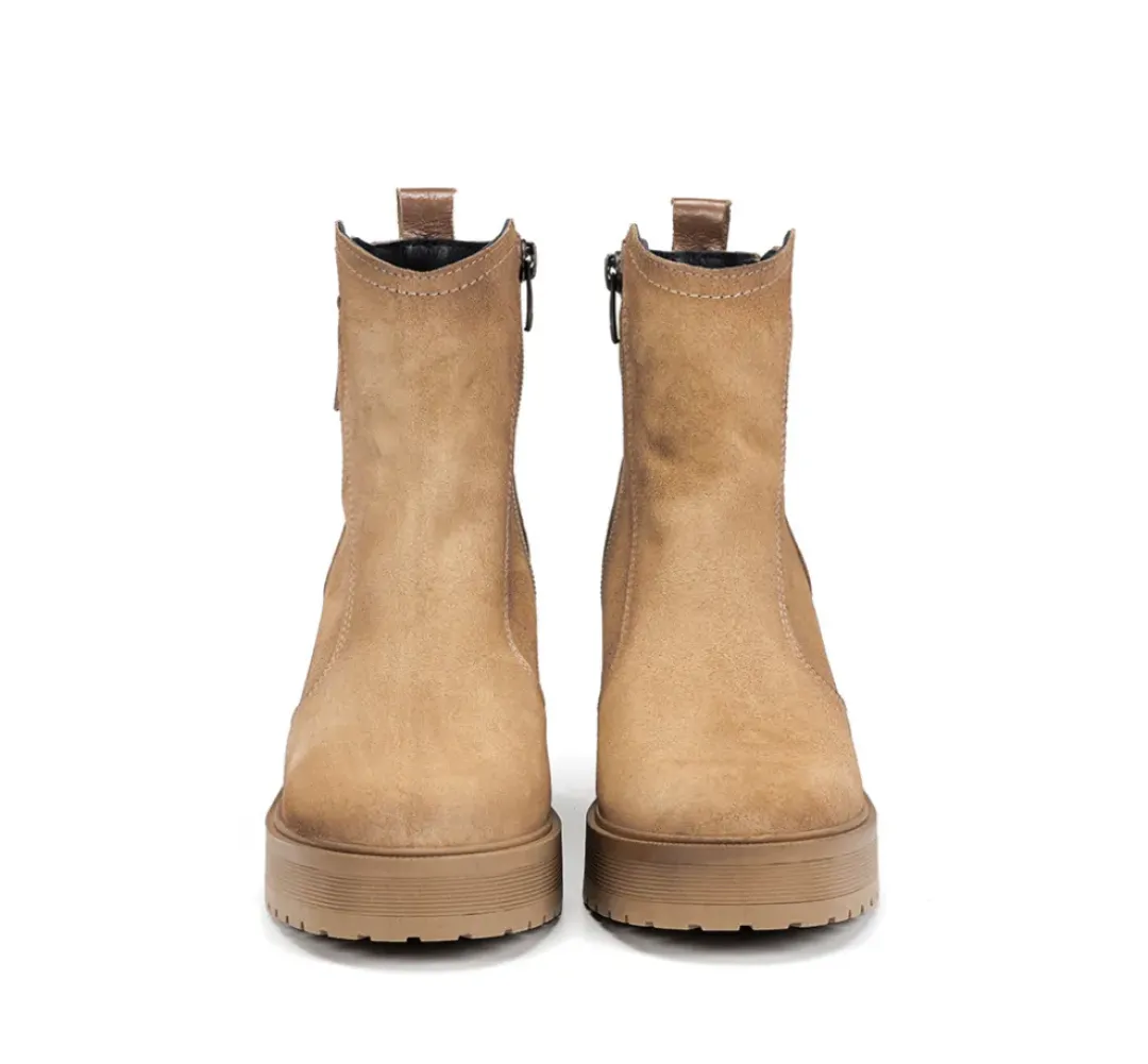 Mujer Fluchos SARAH D9353 Botín Taupe