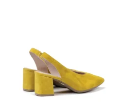Mujer Fluchos SOFI D7806 ZapatodeTacón Amarillo