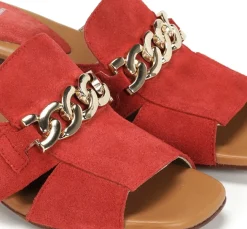 Mujer Fluchos SORBES D9059 Sandalia Roja