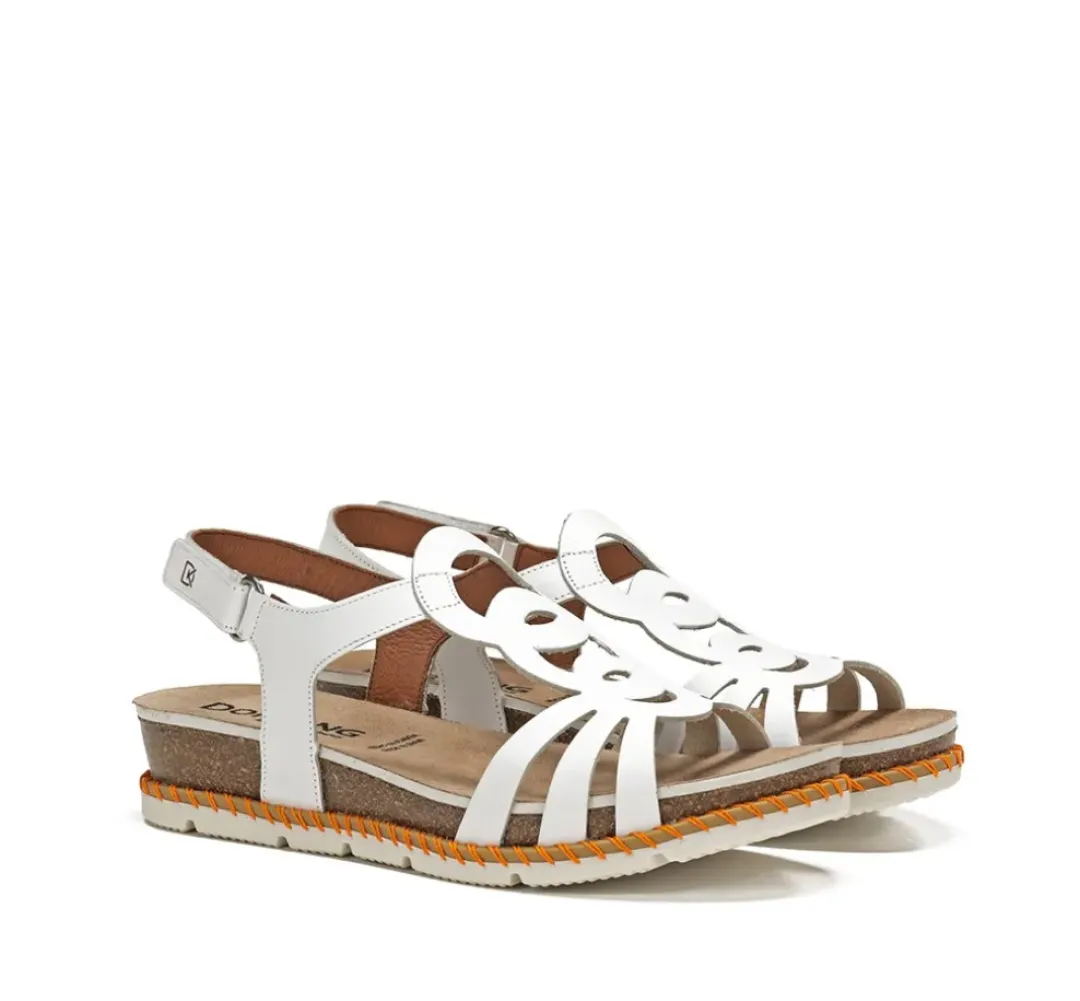Mujer Fluchos SPORT D9322 Sandalia Blanca