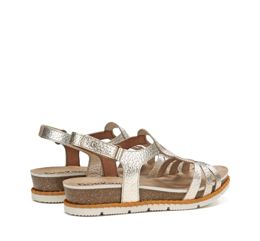 Mujer Fluchos SPORT D9322 Sandalia Dorada