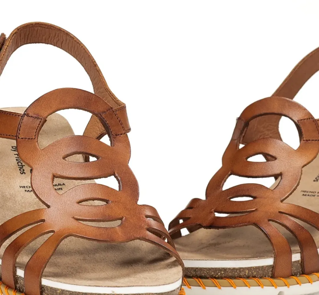 Mujer Fluchos SPORT D9322 Sandalia Marrón