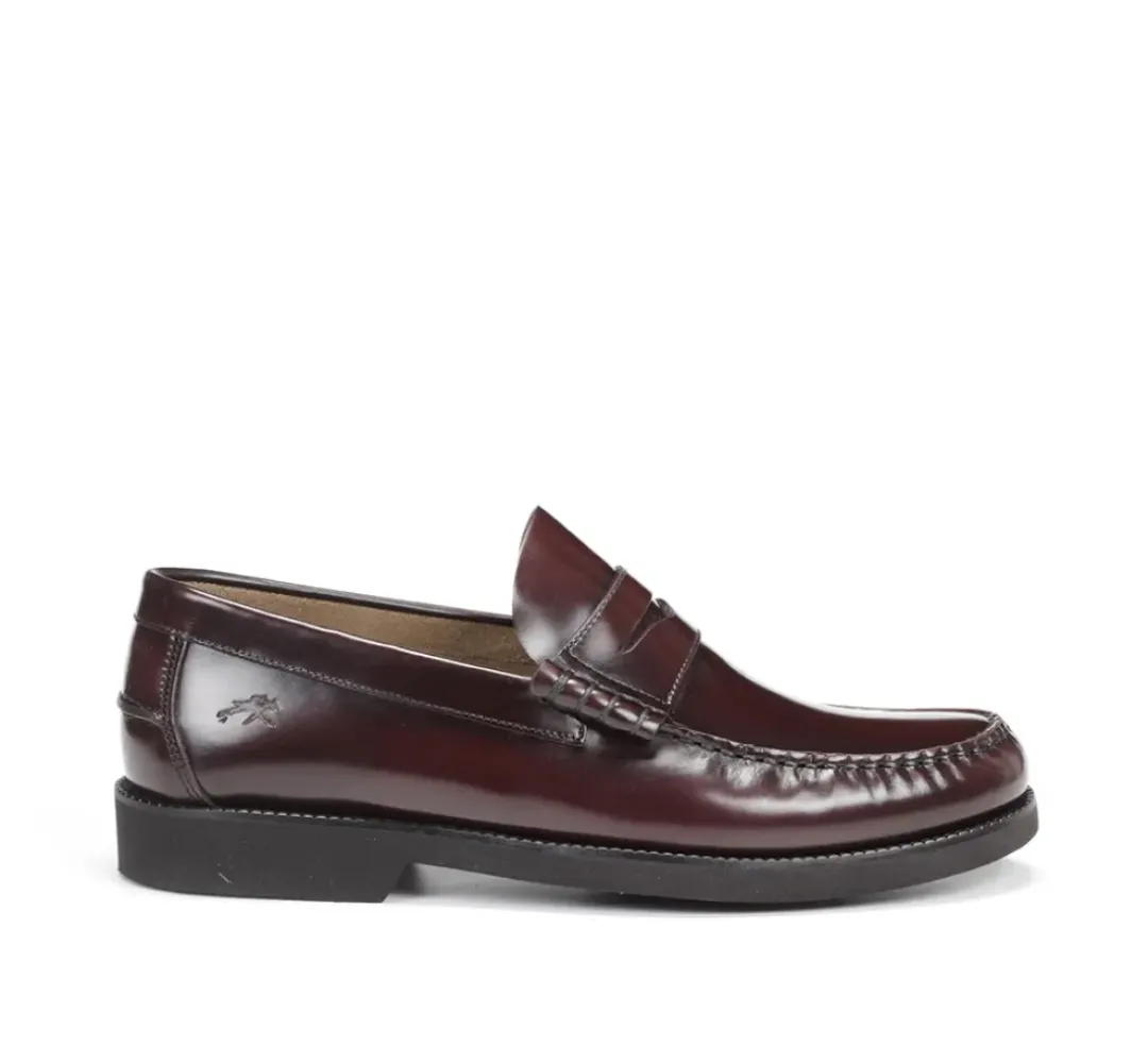 Hombre Fluchos STAMFORD F0047 Mocasín Burdeos