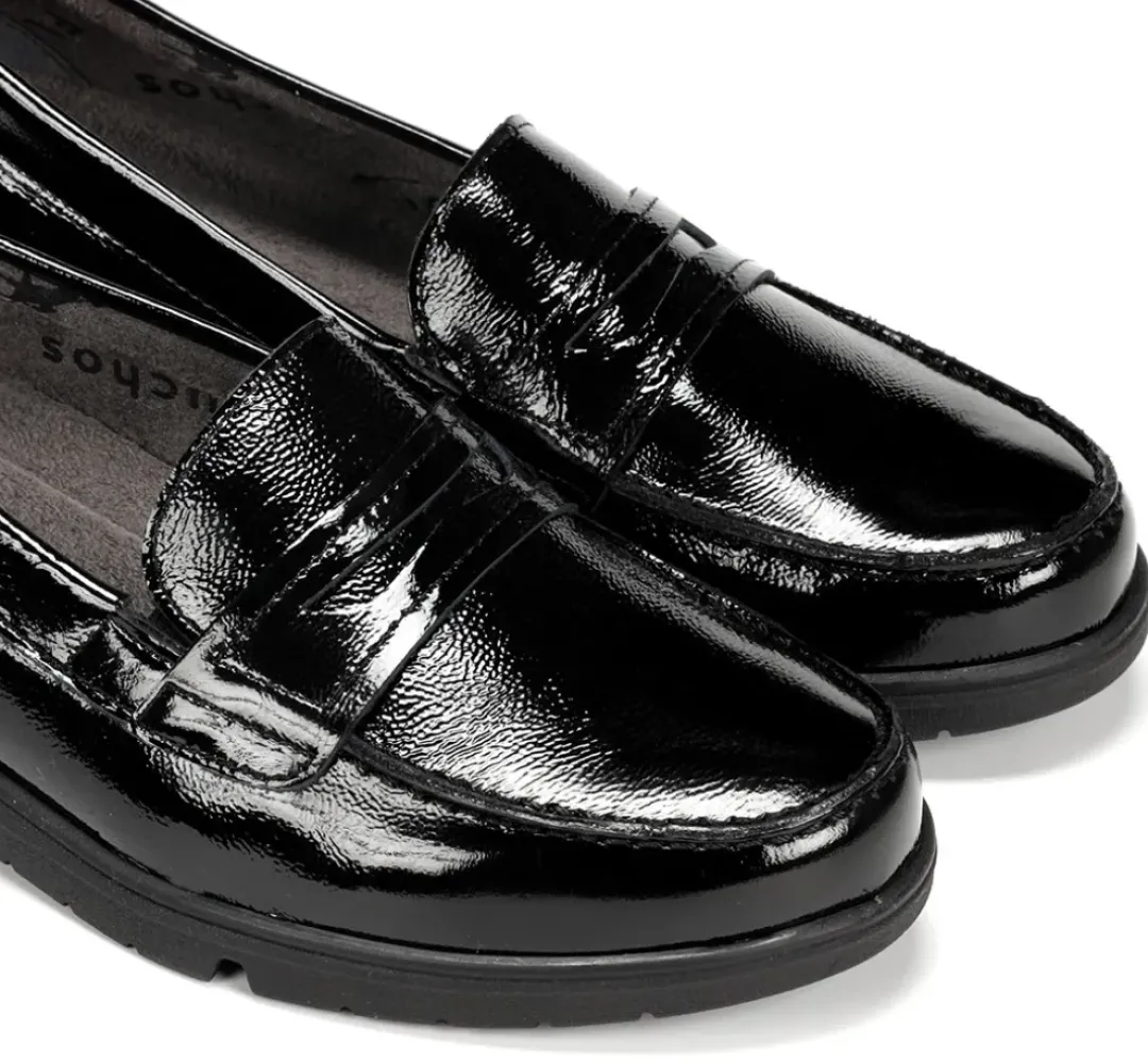 Mujer Fluchos STYLL F1835 Mocasín Negro