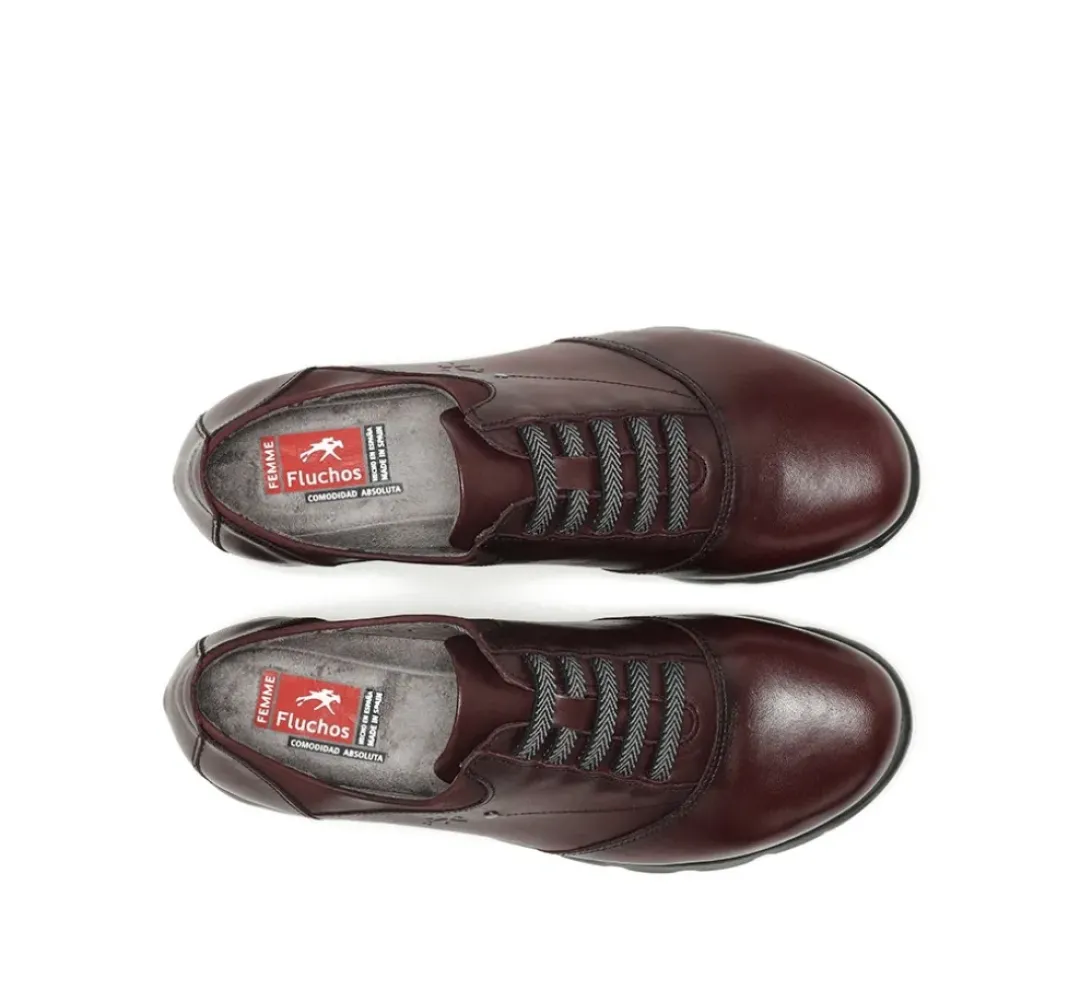 Mujer Fluchos SUSAN F0354 Zapato Burdeos
