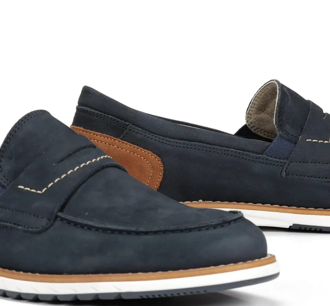 Hombre Fluchos TAYLOR F1980 Mocasín Azul