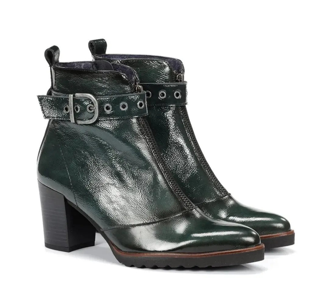 Mujer Fluchos THAIS D8300 Botín Verde