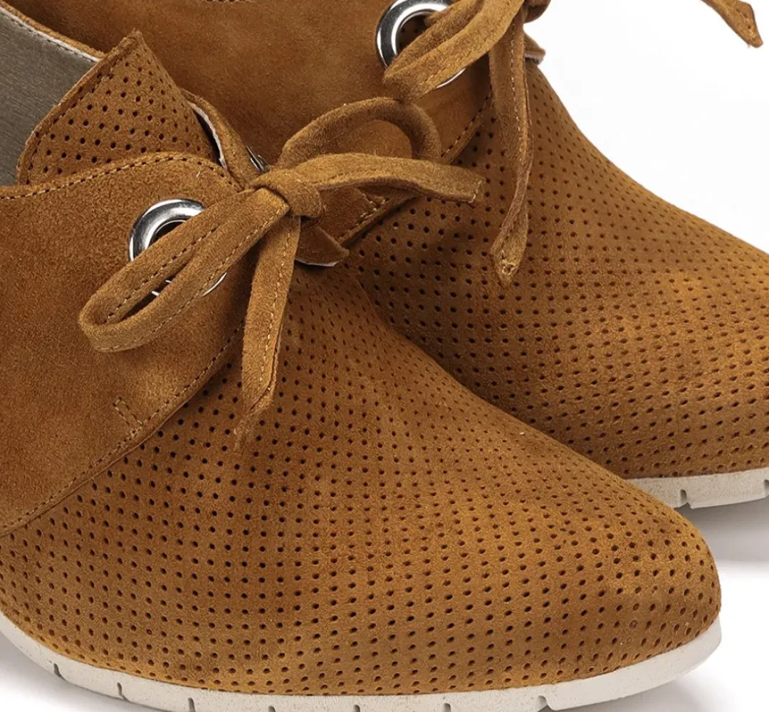 Mujer Fluchos TIAN D8738 ZapatodeTacón Marrón
