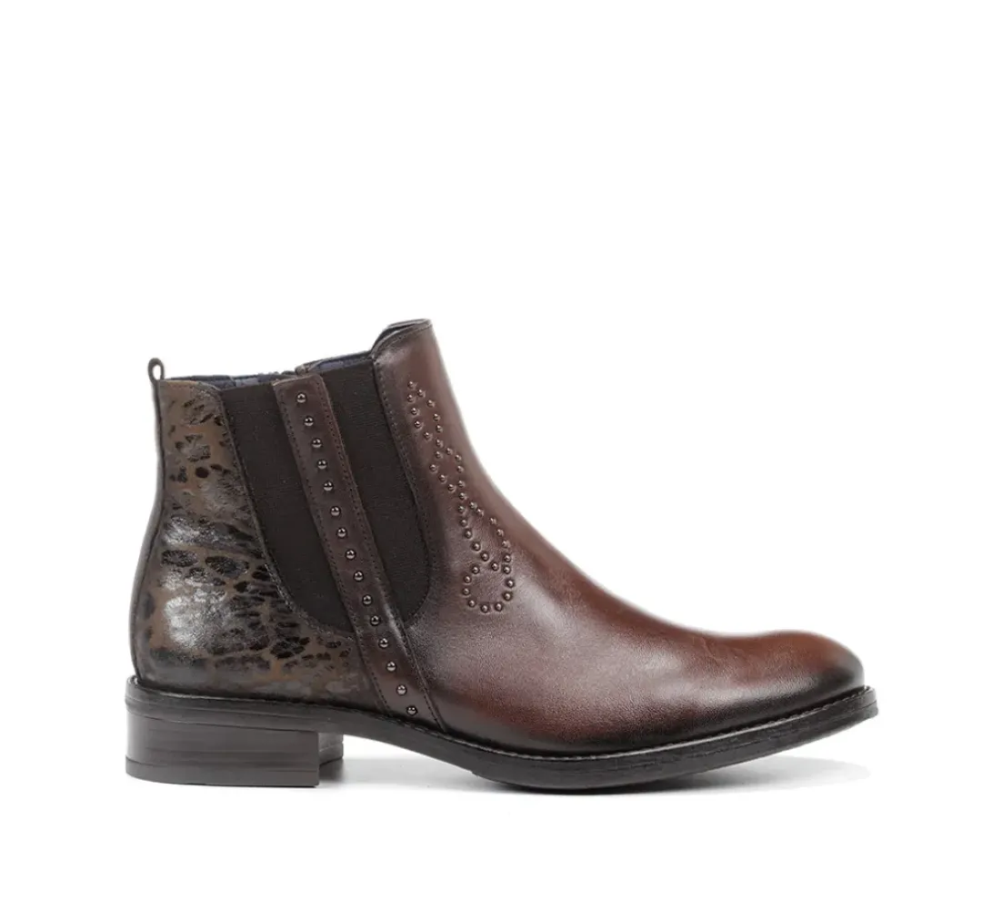 Mujer Fluchos TIERRA D8259 Botín Marrón