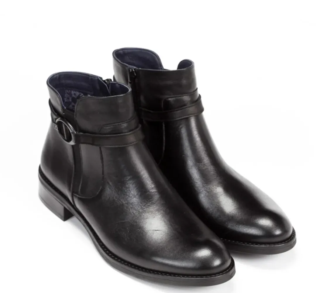 Mujer Fluchos TIERRA D8003 Botín Negro