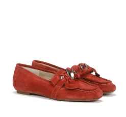 Mujer Fluchos TIGRE D8792 Mocasín Rojo