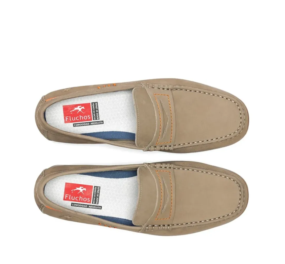 Hombre Fluchos TROY F1730 Mocasín Marrón