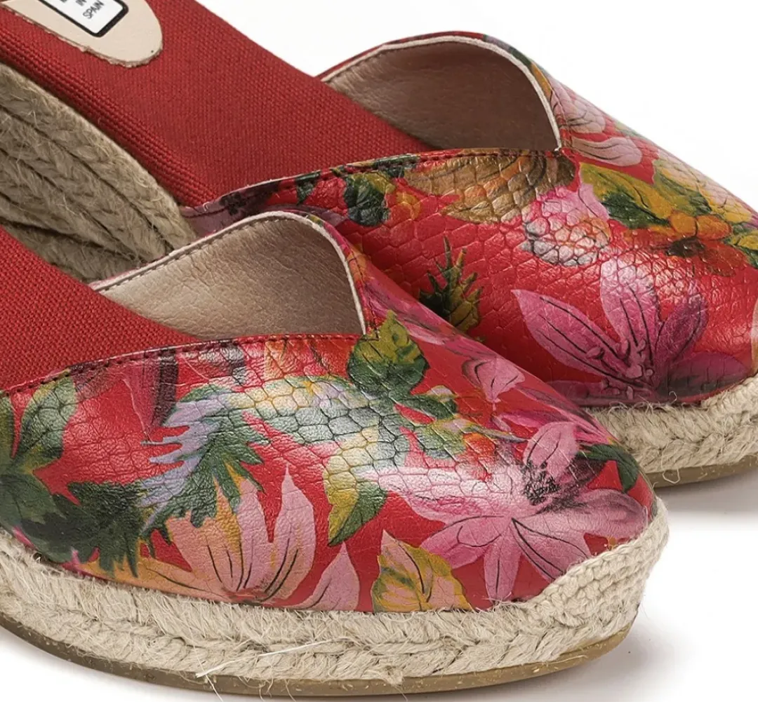 Mujer Fluchos VISION D8814 Sandalia Roja