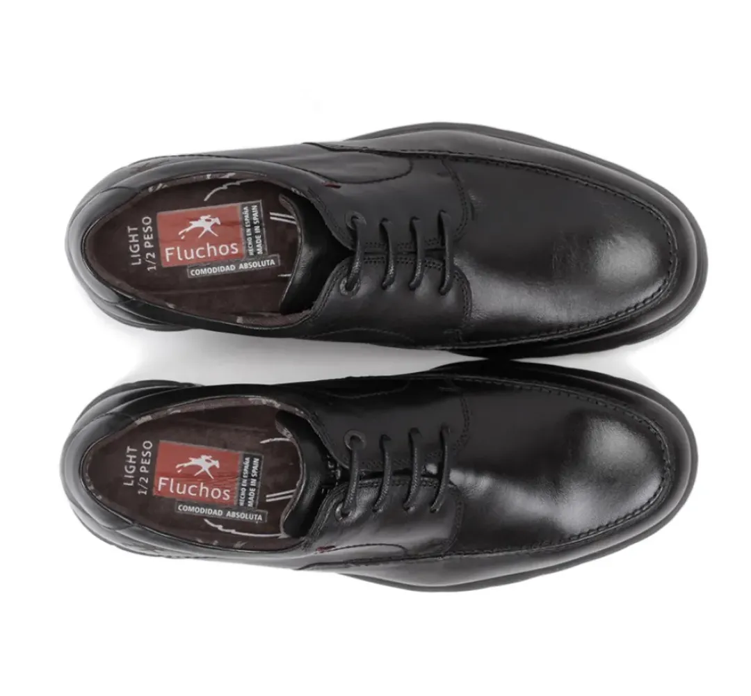Hombre Fluchos ZETA F0602 Zapato Negro