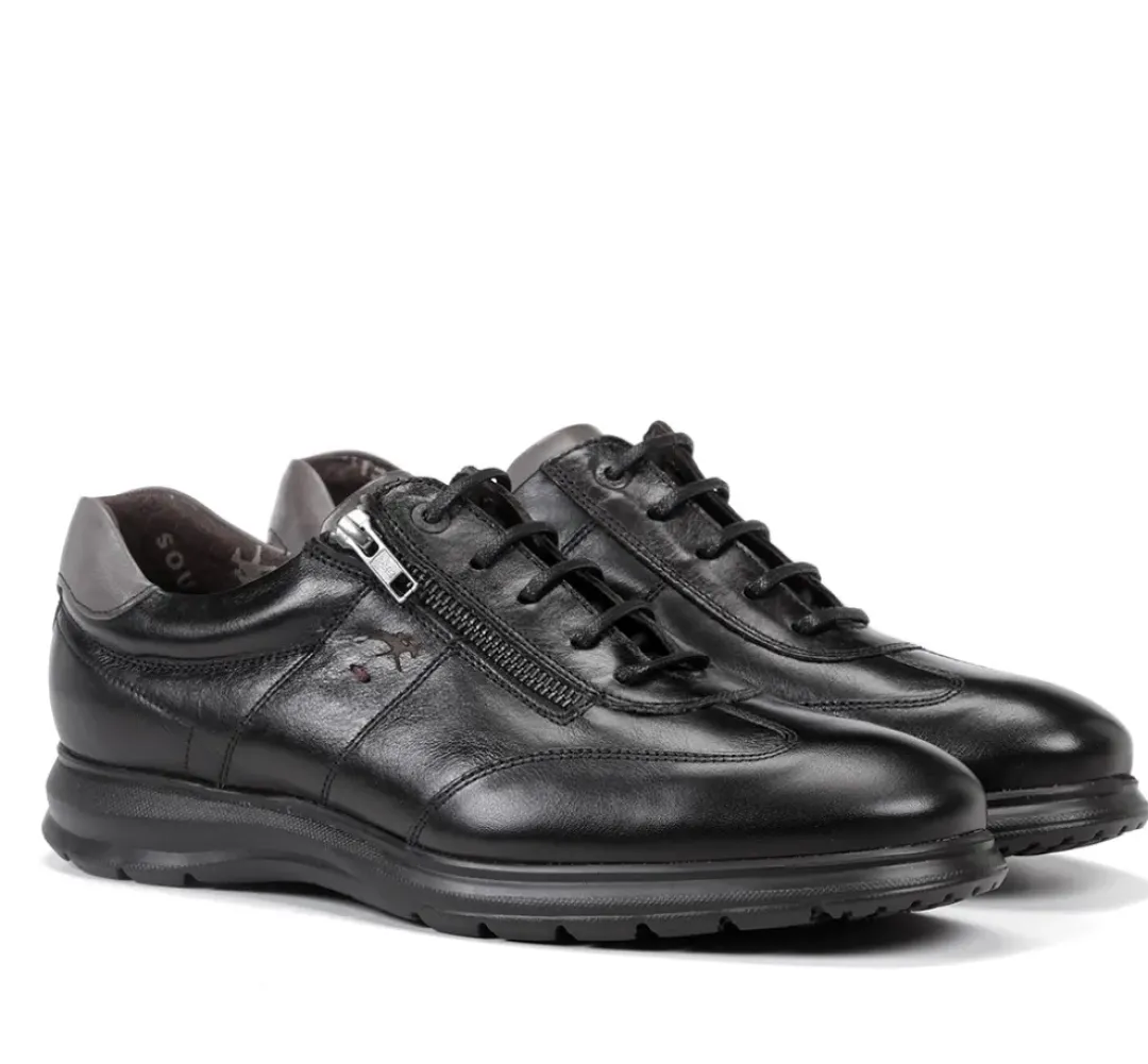 Hombre Fluchos ZETA F0606 Zapato Negro